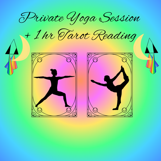 Private Yoga Session + 1 hr Tarot Reading